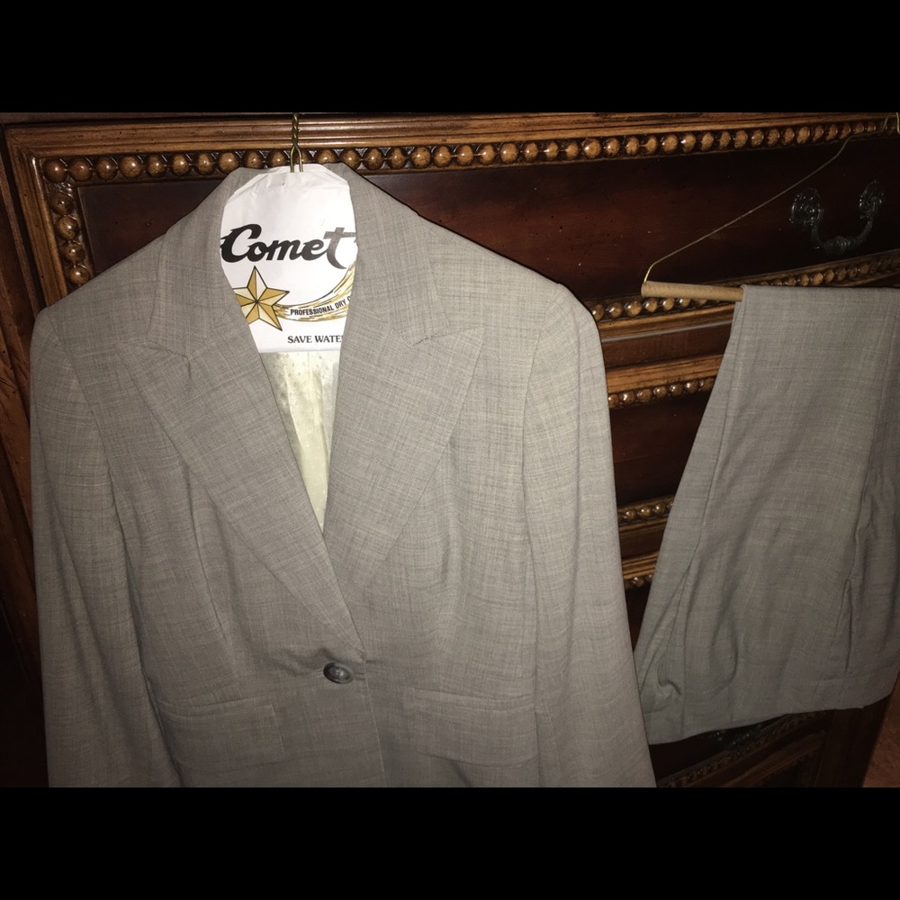 Banana Republic Grey Suit